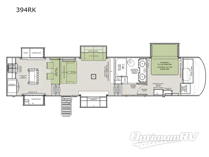 2022 VanLeigh Vilano 394RK RV Floorplan Photo