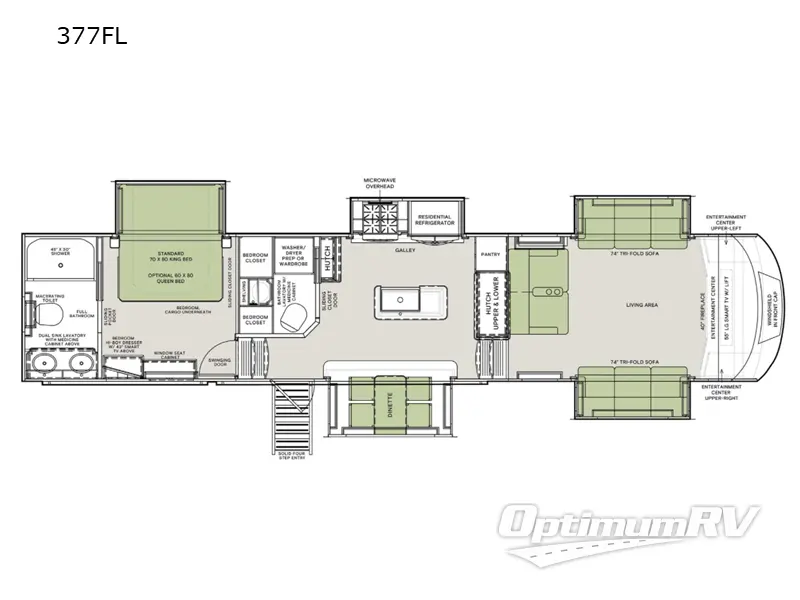 2022 VanLeigh Vilano 377FL RV Floorplan Photo