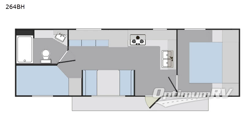 2020 Sunset Park Liberty Independence 264BH RV Floorplan Photo