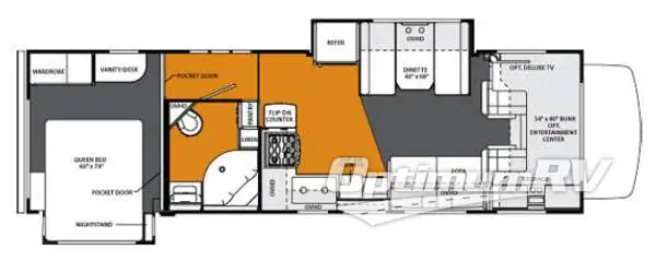 2013 Forest River Forester 3121DS Ford RV Floorplan Photo