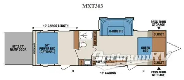 2013 KZ MXT MXT303 RV Floorplan Photo