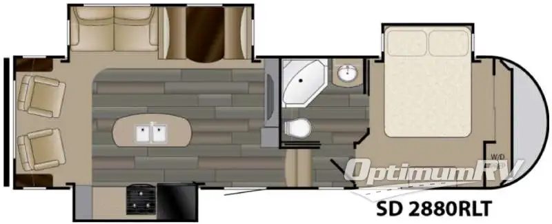 2017 Heartland Sundance 2880RLT RV Floorplan Photo