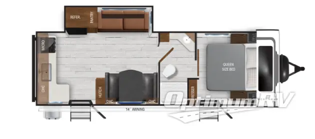 2025 Heartland Corterra 25.2RK RV Floorplan Photo