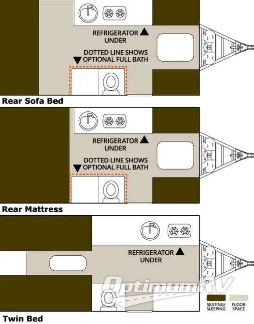 2015 ALiner Expedition Std. Model RV Floorplan Photo