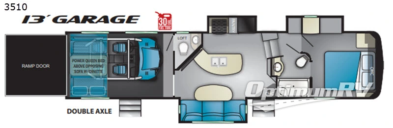 2020 Heartland Gravity 3510 RV Floorplan Photo