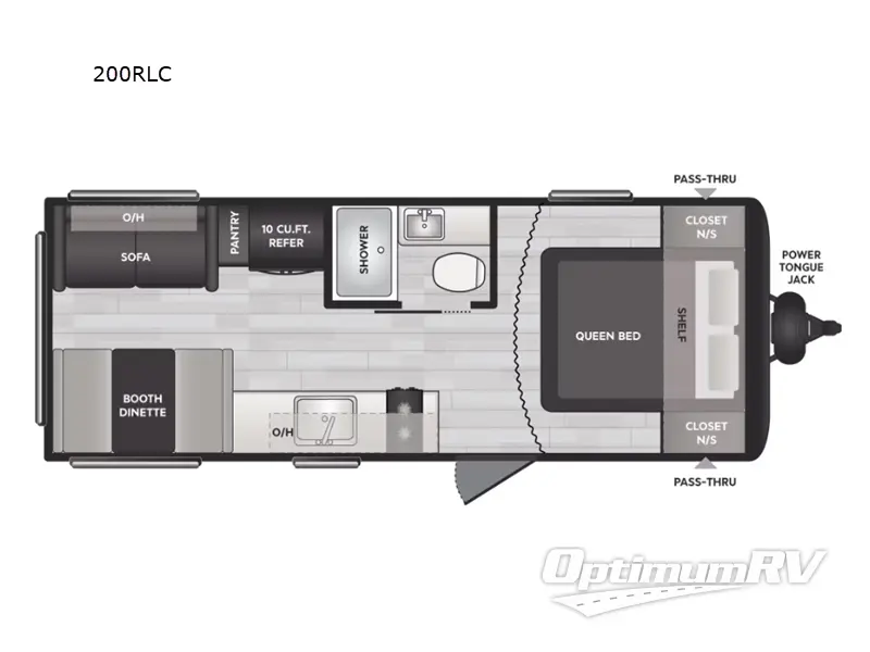 2025 Keystone Springdale Classic 200RLC RV Floorplan Photo