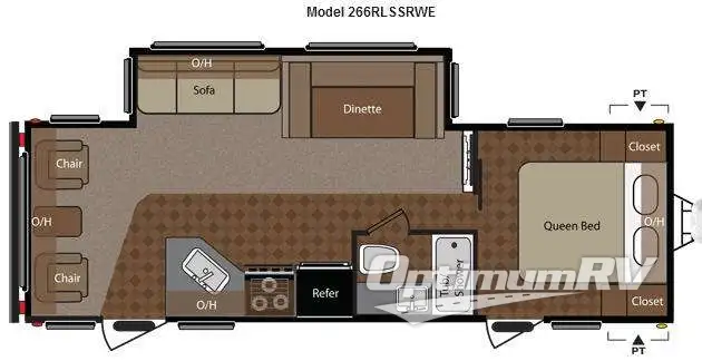 2012 Keystone Springdale 266RL-SSR RV Floorplan Photo