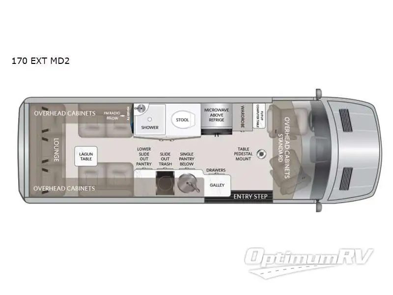 2022 American Coach American Patriot 170 EXT MD2 RV Floorplan Photo