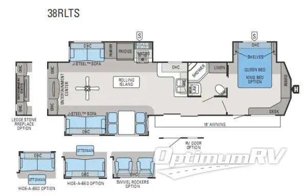 2013 Jayco Jay Flight DST 38RLTS RV Floorplan Photo