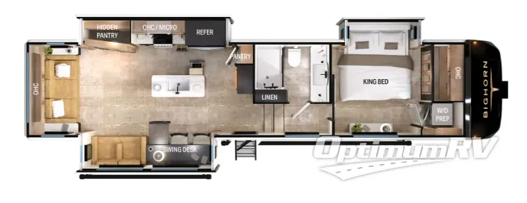 2025 Heartland Bighorn 331RL RV Floorplan Photo