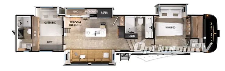 2025 Heartland Bighorn 392DS RV Floorplan Photo