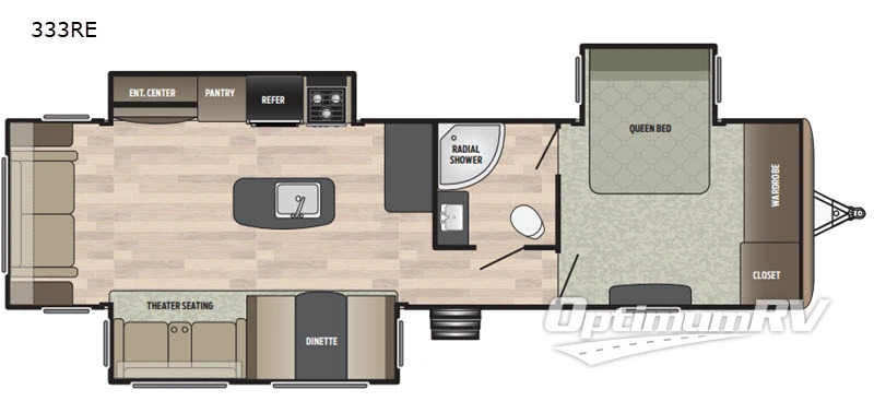 2019 Keystone Springdale 333RE RV Floorplan Photo