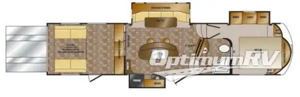 2014 CrossRoads Elevation TF 3612 RV Floorplan Photo