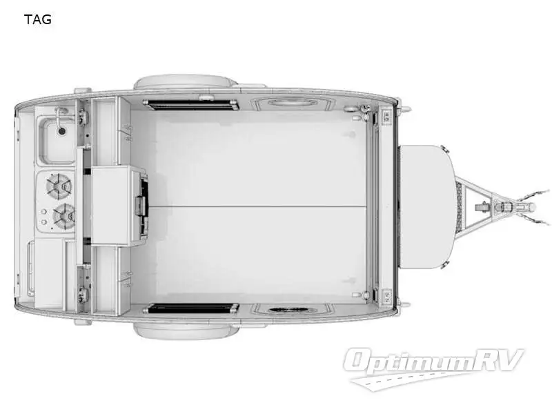 2021 nuCamp TAG 5-Wide RV Floorplan Photo