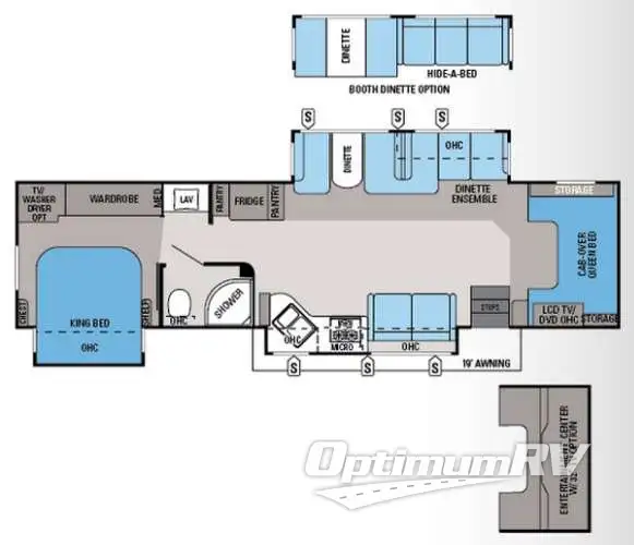 2014 Jayco Seneca 37TS RV Floorplan Photo