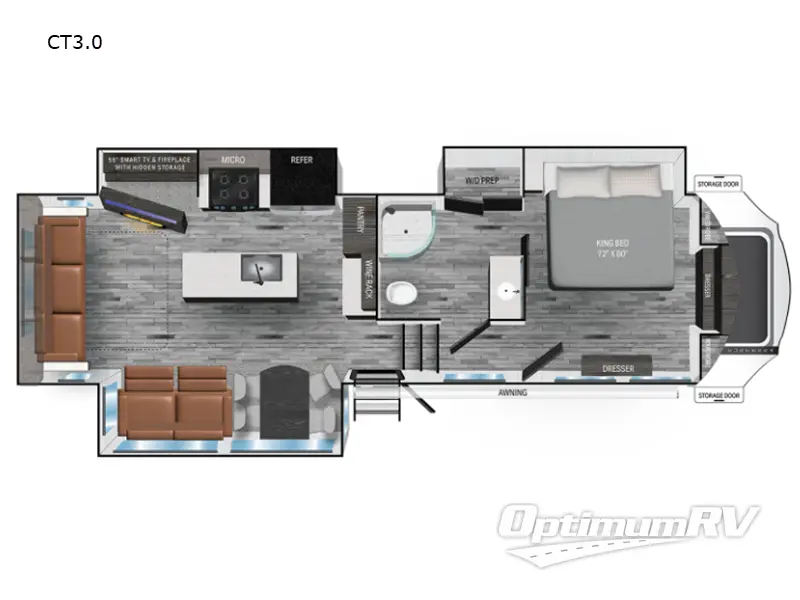 2025 Heartland Corterra CT3.0 RV Floorplan Photo