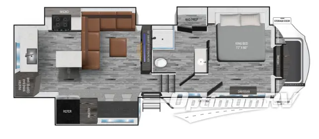 2025 Heartland Corterra 3.2 RV Floorplan Photo