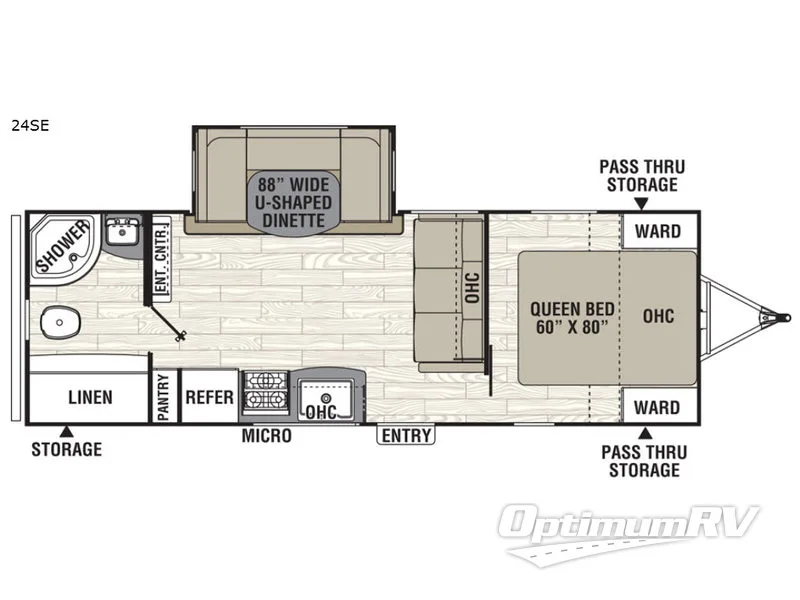 2019 Coachmen Freedom Express Select 24SE RV Floorplan Photo