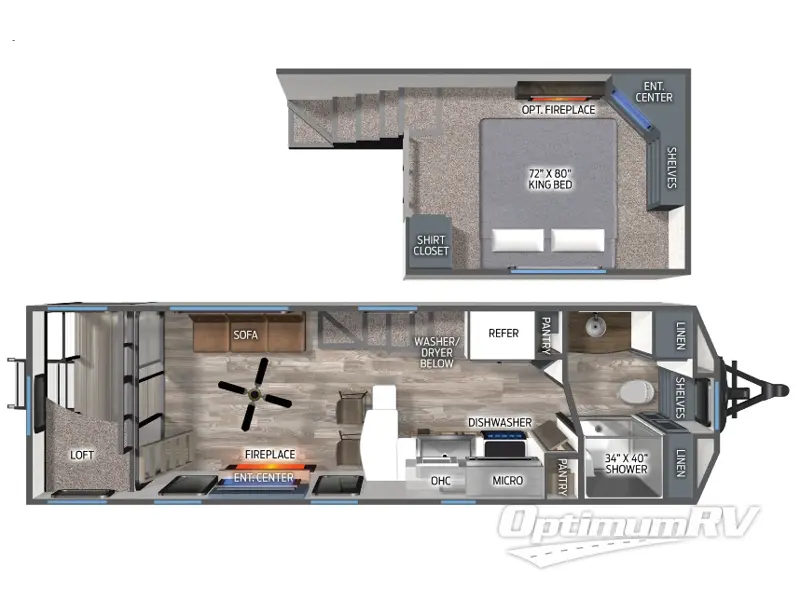 2025 Palomino Puma Destination 260MINILFT RV Floorplan Photo