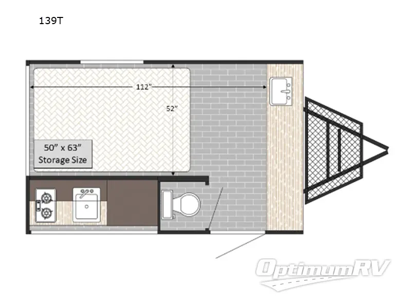 2024 Sunset Park SunRay 139T RV Floorplan Photo