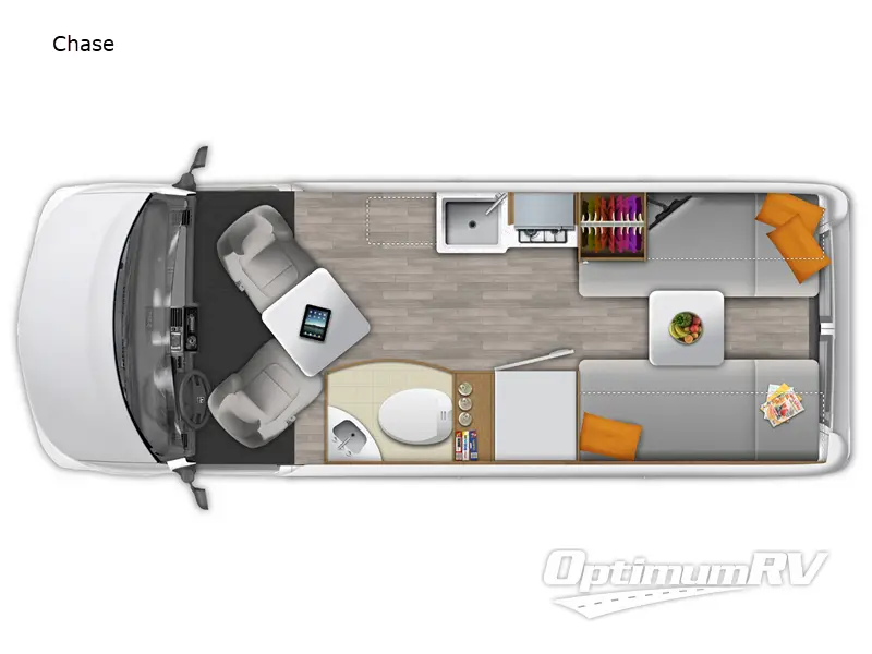 2023 Roadtrek Roadtrek CHASE RV Floorplan Photo