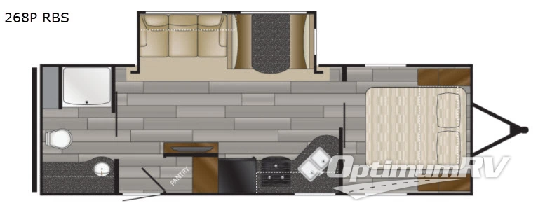 2018 Heartland Prowler 268P RBS RV Floorplan Photo