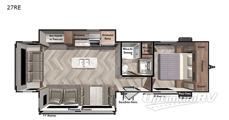 2020 Forest River Salem 27RE RV Floorplan Photo