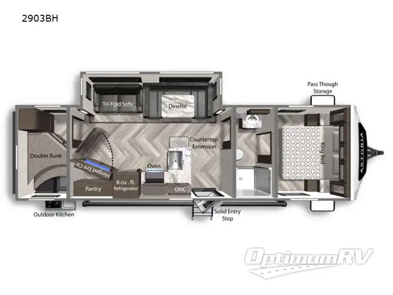 2021 Dutchmen Astoria 2903BH RV Floorplan Photo