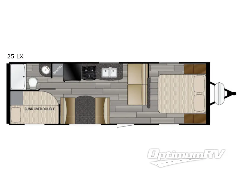 2018 Heartland Prowler Lynx 25LX RV Floorplan Photo