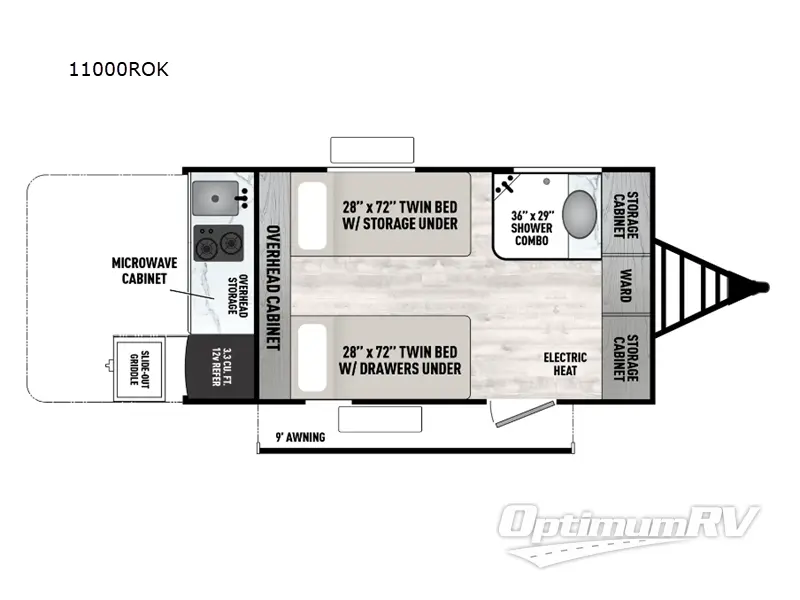 2025 Coachmen Clipper ROK 11000ROK RV Floorplan Photo