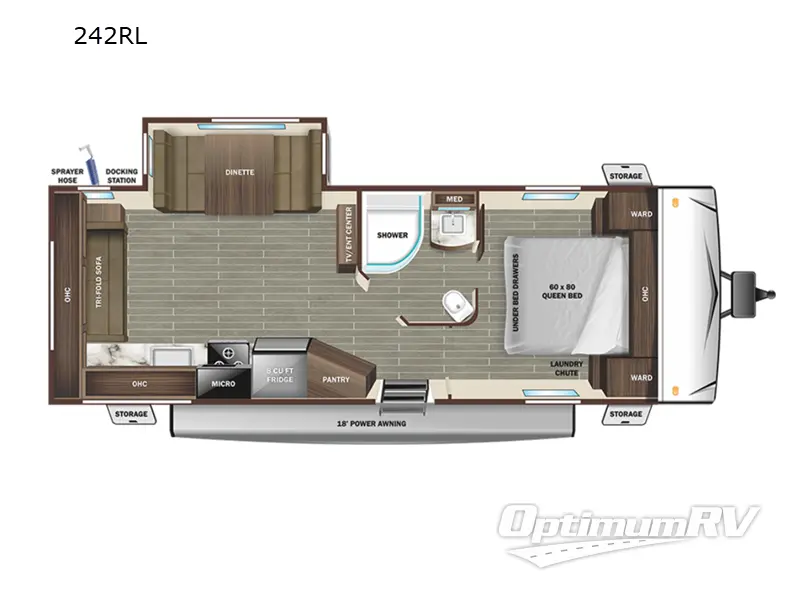 2022 Starcraft Super Lite 242RL RV Floorplan Photo