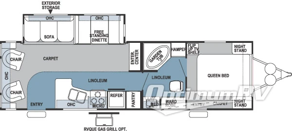 2006 Forest River Rockwood 8314SS RV Floorplan Photo