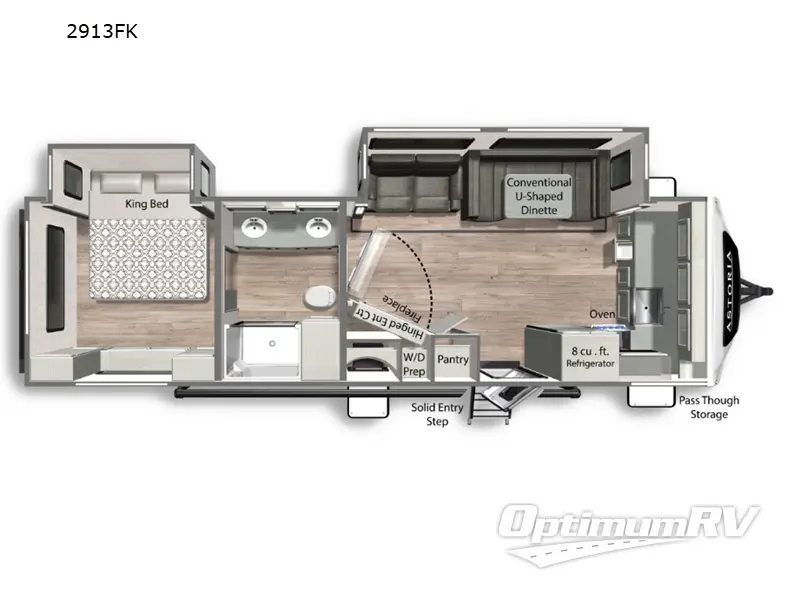 2022 Dutchmen Astoria 2913FK RV Floorplan Photo