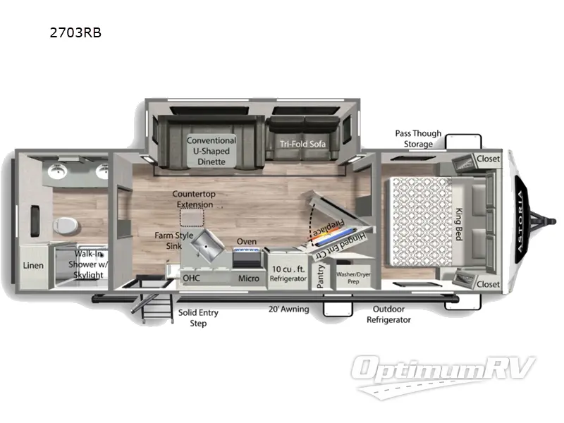 2024 Dutchmen Astoria 2703RB RV Floorplan Photo