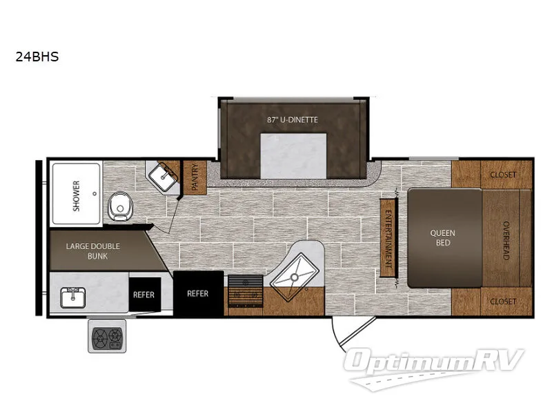 2020 Prime Time Avenger ATI 24BHS RV Floorplan Photo