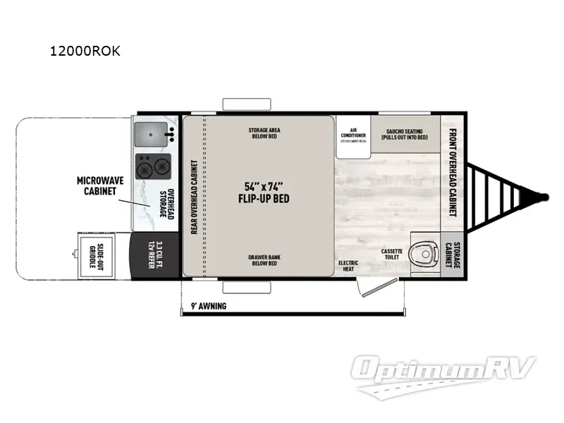 2025 Coachmen Clipper ROK 12000ROK RV Floorplan Photo