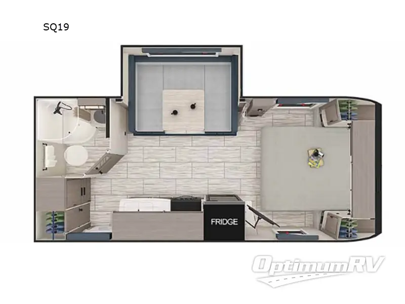 2025 Lance Squire SQ19 RV Floorplan Photo