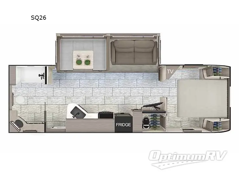 2025 Lance Squire SQ26 RV Floorplan Photo