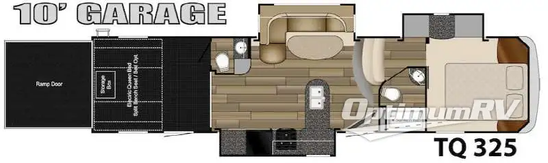 2014 Heartland Torque TQ 325 RV Floorplan Photo