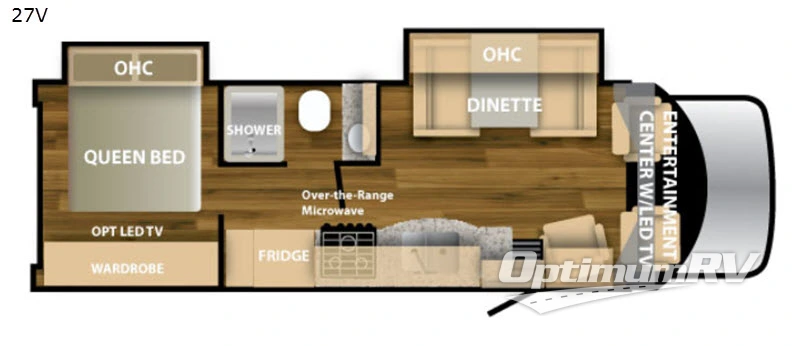 2020 NeXus Viper 27V RV Floorplan Photo