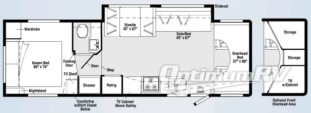 2007 Winnebago Access 31C RV Floorplan Photo