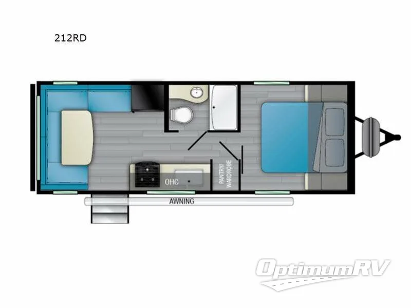 2022 Heartland Prowler 212RD RV Floorplan Photo