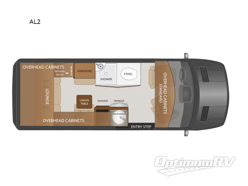 2024 Fleetwood Xcursion AL2 RV Floorplan Photo