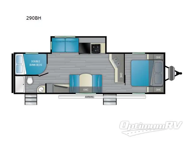 2021 Heartland Prowler 290BH RV Floorplan Photo