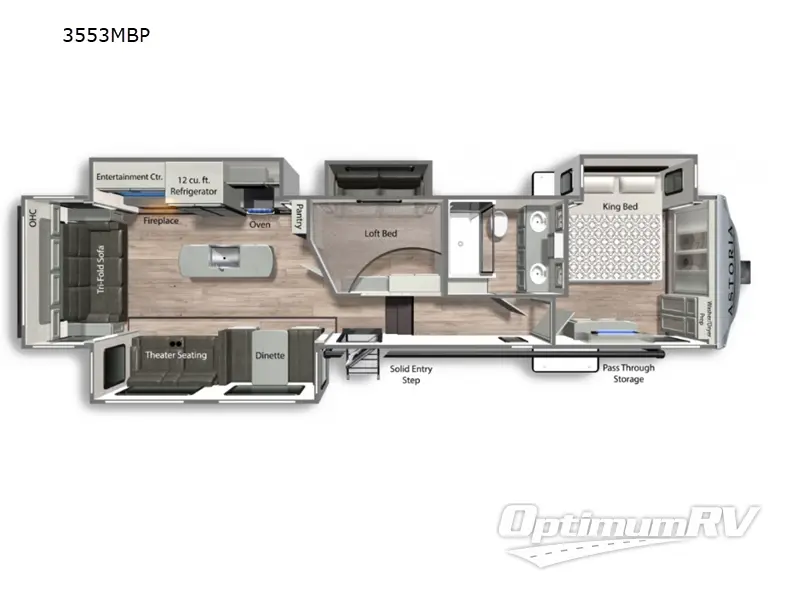 2022 Dutchmen Astoria 3553MBP RV Floorplan Photo