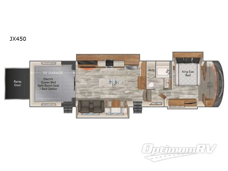 2022 DRV Luxury Suites FullHouse JX450 RV Floorplan Photo