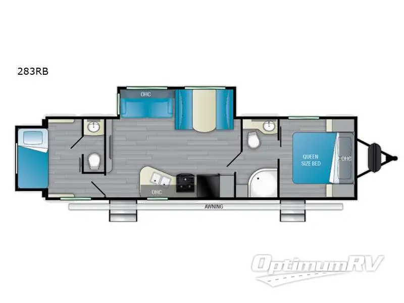 2021 Heartland Sundance Ultra Lite 283 RB RV Floorplan Photo