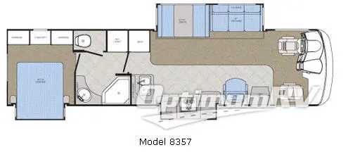 2007 Gulf Stream Independence 8357 RV Floorplan Photo