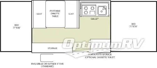 2006 Fleetwood Americana SantaFe RV Floorplan Photo