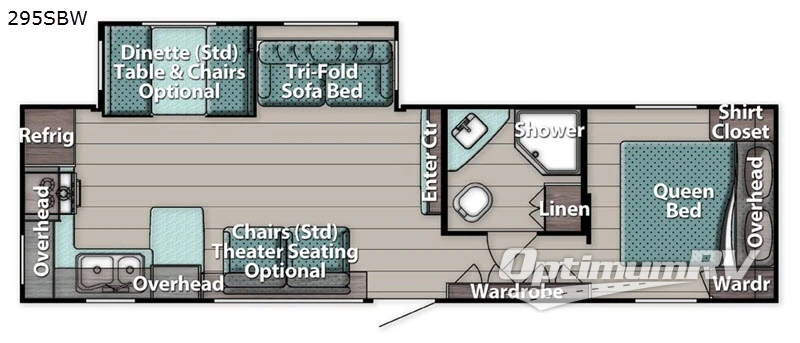 2021 Gulf Stream Innsbruck 295SBW RV Floorplan Photo